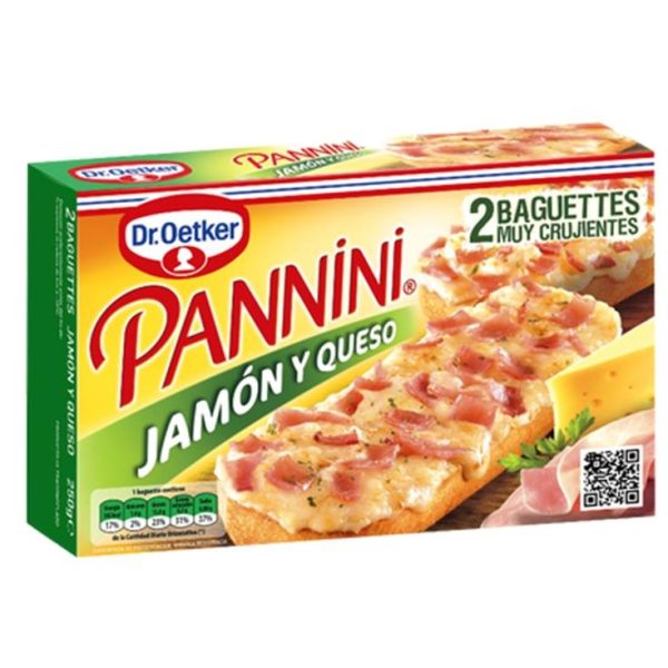 Ham and cheese pannini