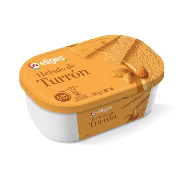 Ice cream nougat tub