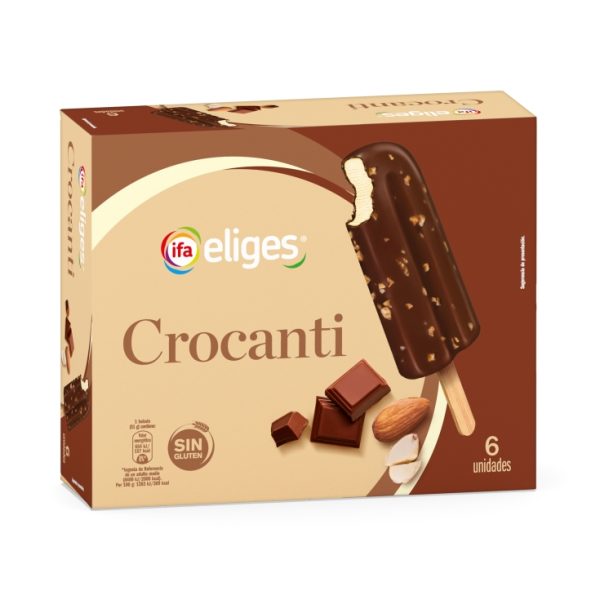 Crunchy bonbon ice cream