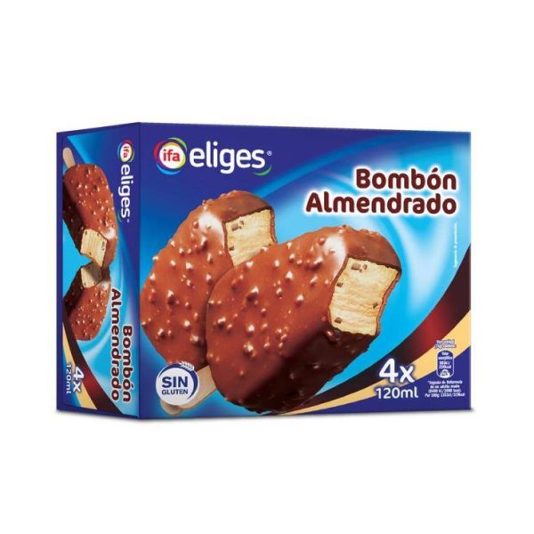 Chocolate almond ice cream