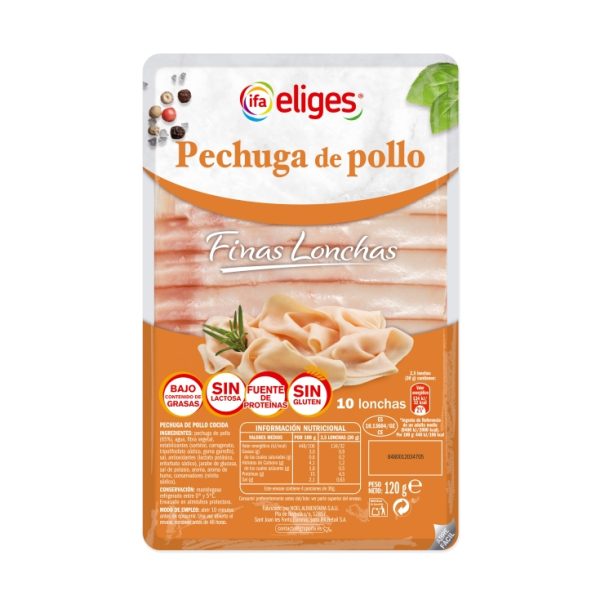 Thinly sliced chicken breast