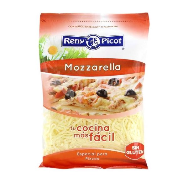 Grated mozzarella cheese