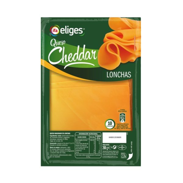Sliced cheddar cheese