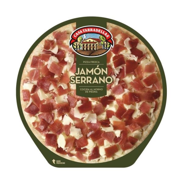 Serrano ham pizza