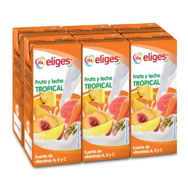 Fruit + tropical milk