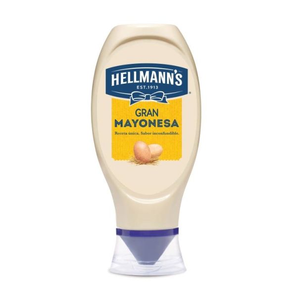 Mayonnaise face down