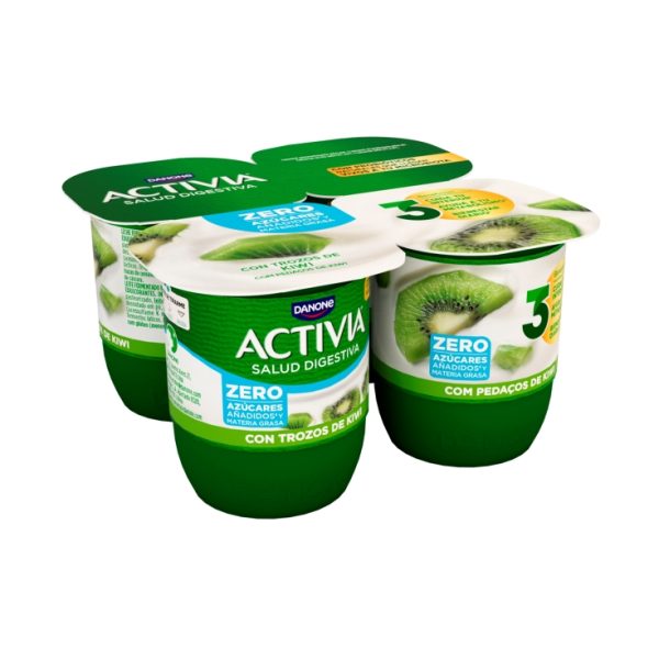 Skimmed yogurt with kiwi