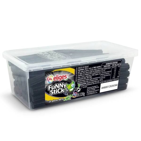 Licorice candy funny stick