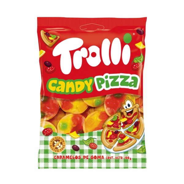 Gummy candy mini pizzas