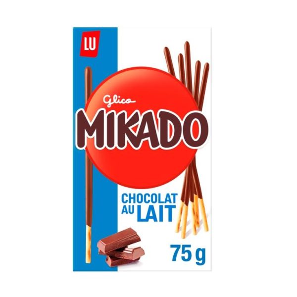 Milk mikado cookies