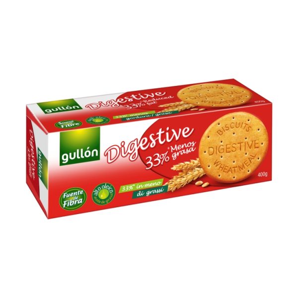 Digestive cookie 33% less fat