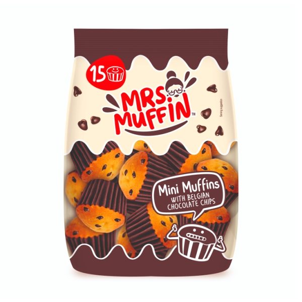Mini chocolate chip muffins
