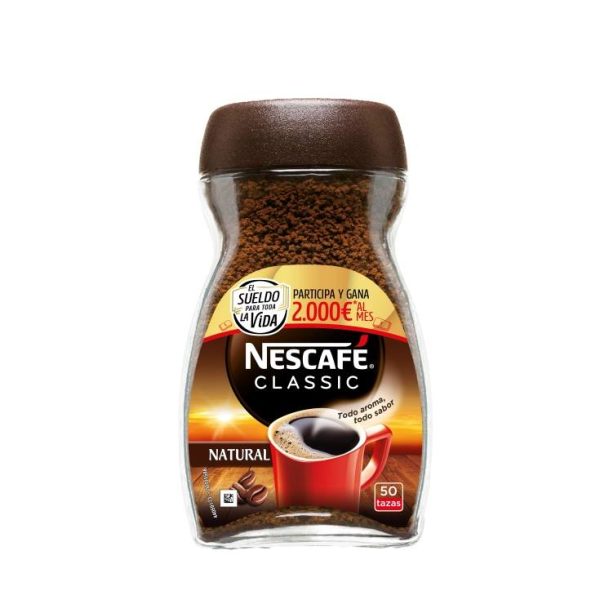 Natural soluble coffee