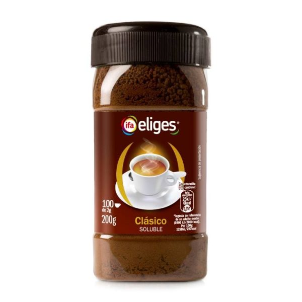 Natural soluble coffee