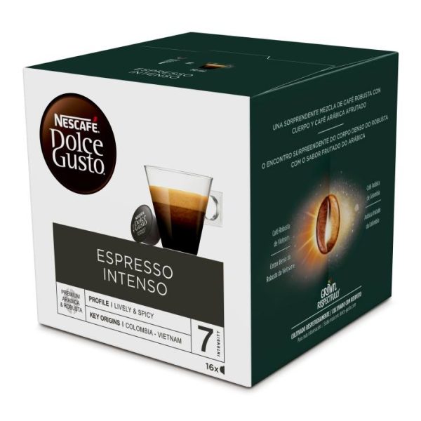 Intense espresso coffee