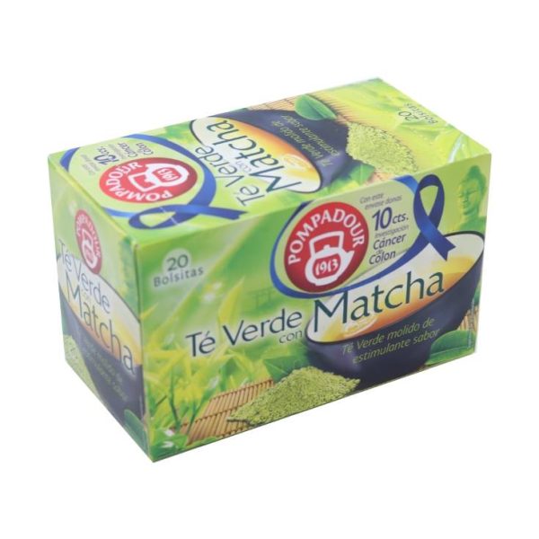 Matcha green tea infusion sachets