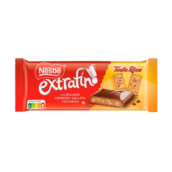 Chocolate filled with toasted cookie