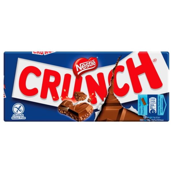 Crunchy milk chocolate