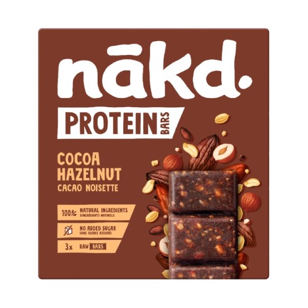 Cocoa-hazelnut protein bars