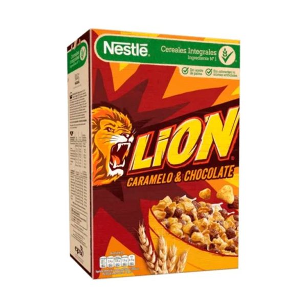 Caramel&chocolate lion cereals