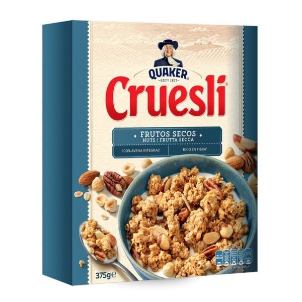 Cruesli cereals with nuts
