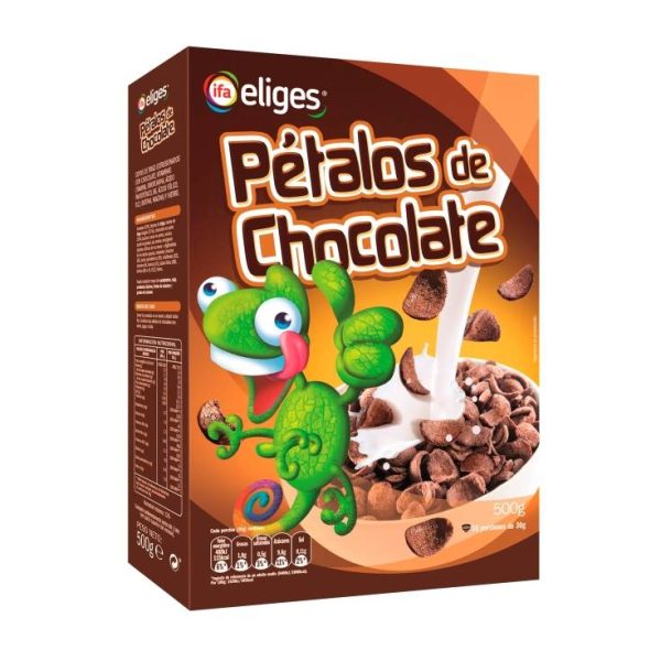Chocolate petal cereals
