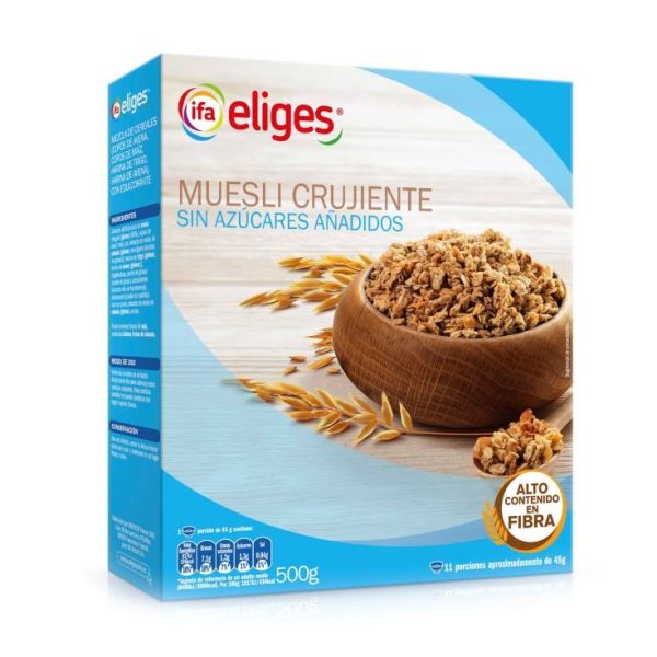 Crunchy muesli cereals