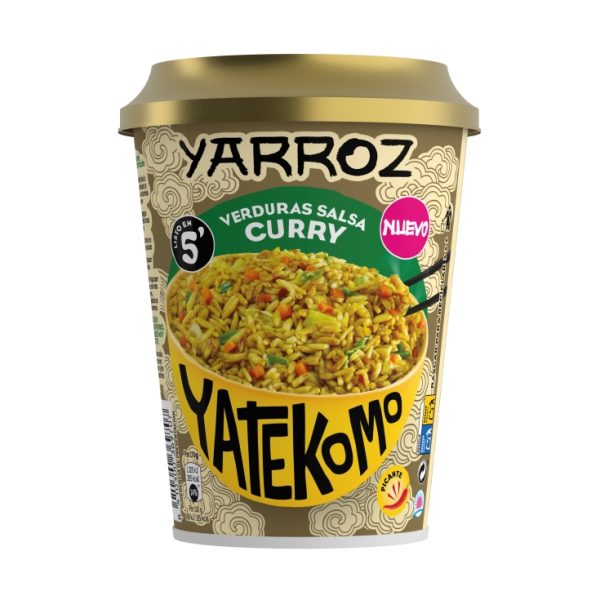 Yarroz vegetables curry sauce glass