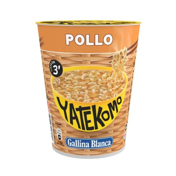 Oriental noodles yatekomo chicken cup