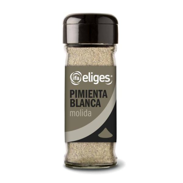 Ground white pepper