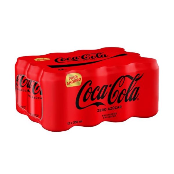 Cola cola zero 330ml can.