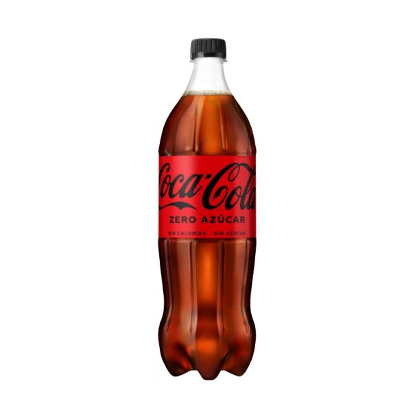 Soft drink cola zero bottle