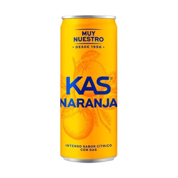 Canned orange soda