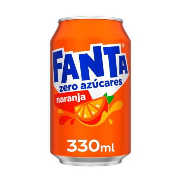 Orange soda zero can