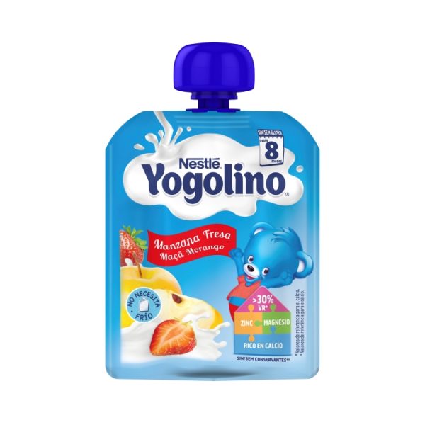 Pouch apple strawberry yogolino