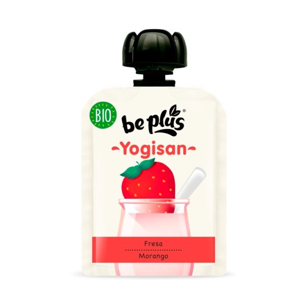 Organic strawberry yogisan pouch