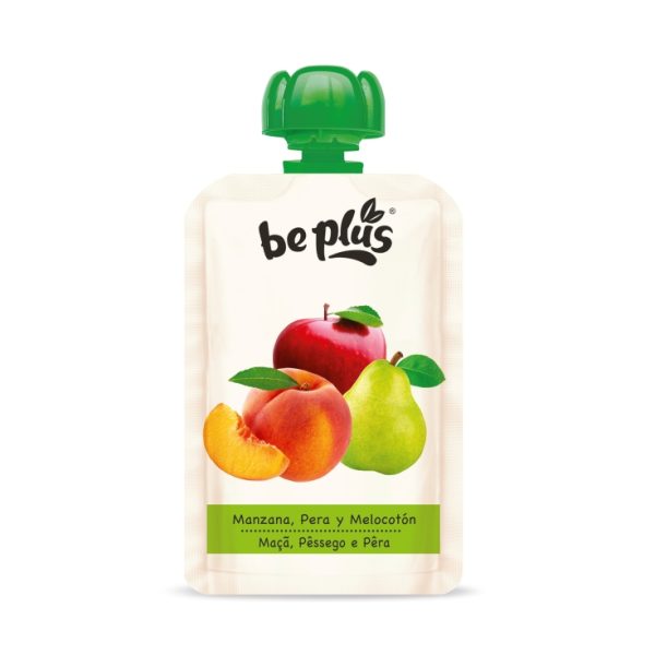 Apple pear and peach pouch