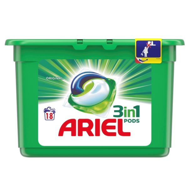 Detergent capsules 3 in 1