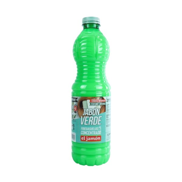 Concentrated green soap floor cleaner