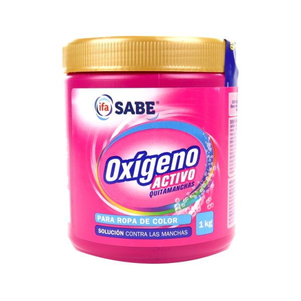 Active oxygen activator for colored clothing