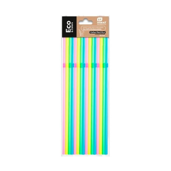 Ecocolors biodegradable flexible rods