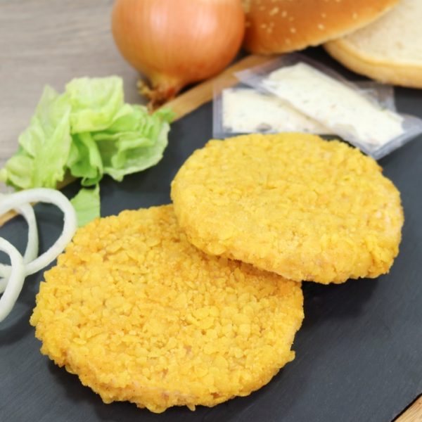 Crunchy chicken burger