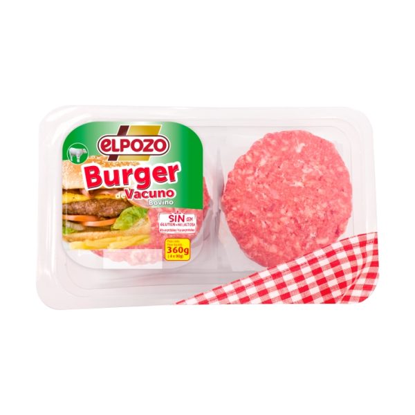Beef burger tray