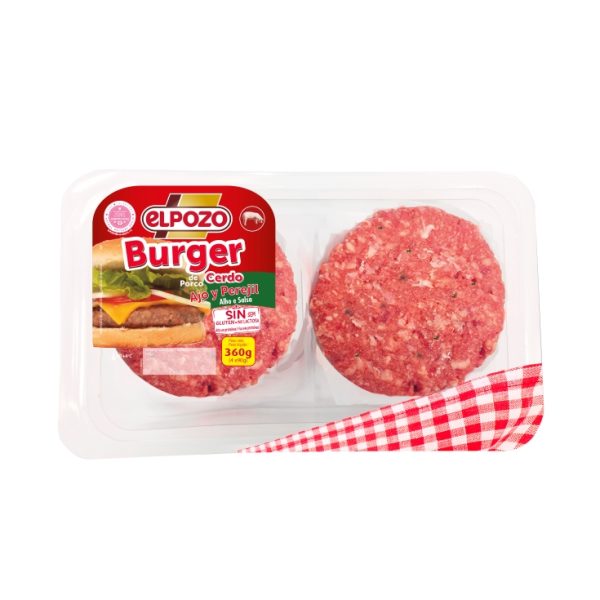 Pork tray burger