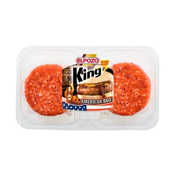 American barbecue king burger